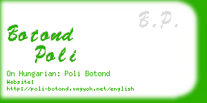 botond poli business card